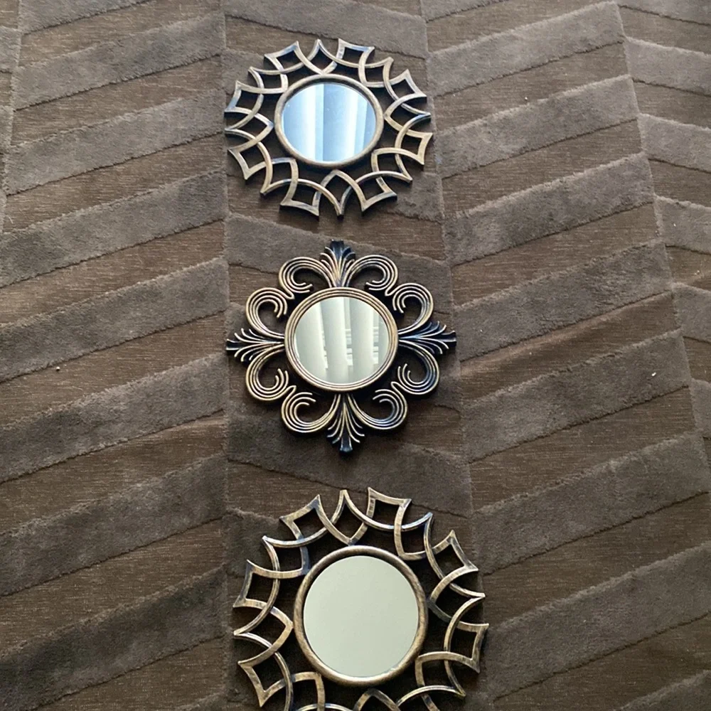 Set of Three Wall Mirrors